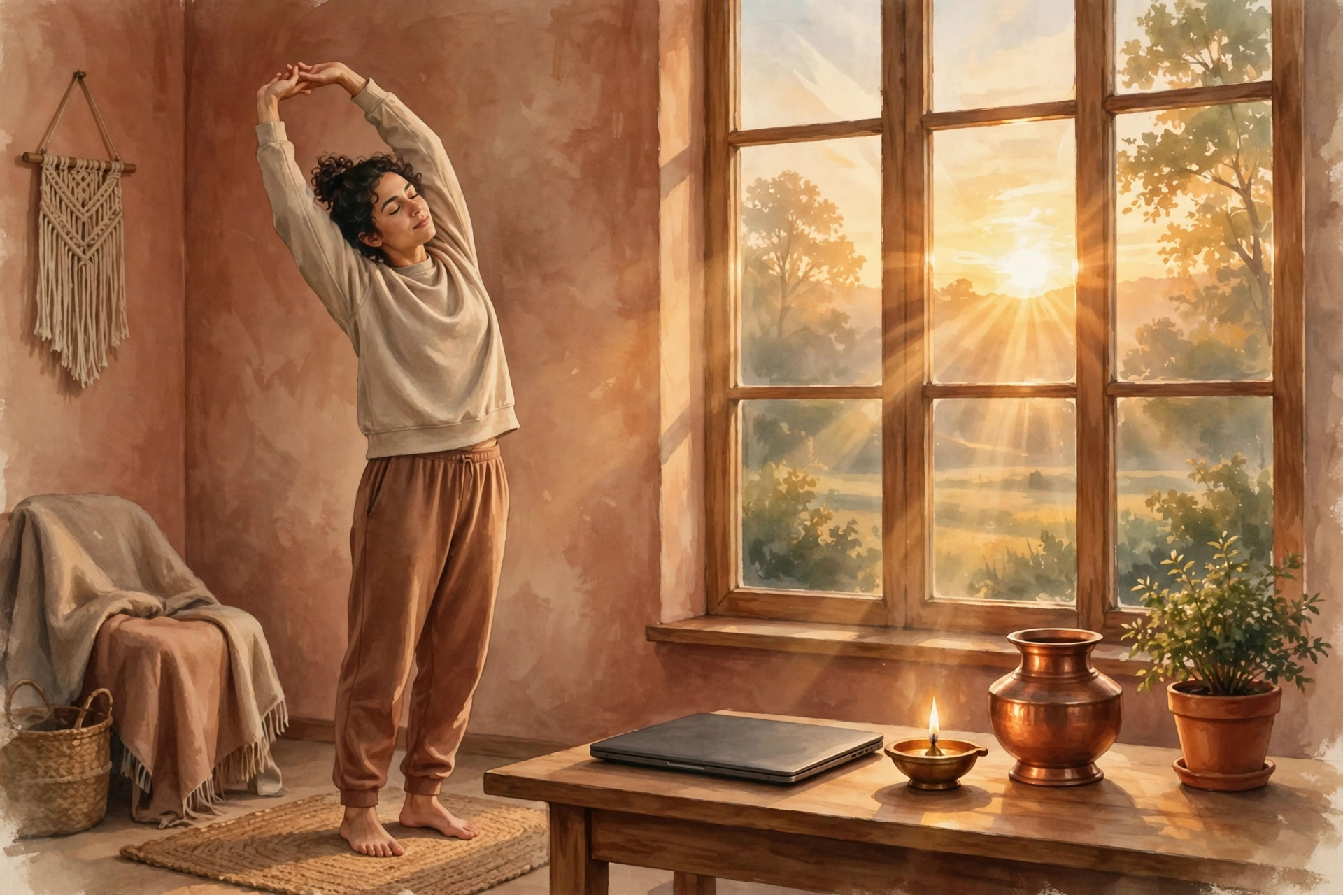 Dinacharya for desk workers: Ayurveda's ancient routine meets your 3pm slump