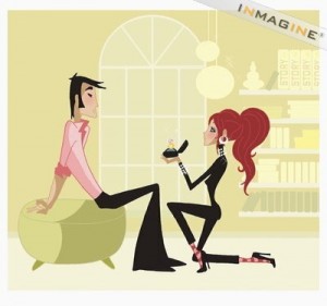 woman proposing