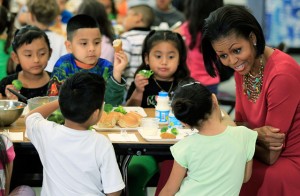Michelle Obama And Mexican First Lady Visit Elementary School In Maryland