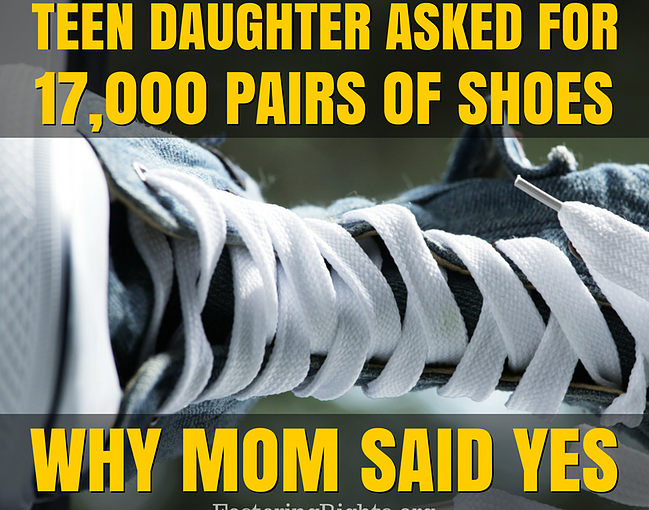 Mom Said Yes to Teen’s Demand of 17000 Pairs of Shoes